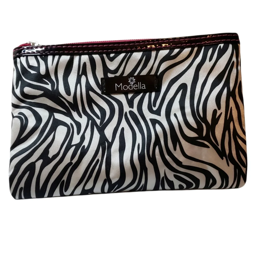 Small Zebra Cosmetic Bag